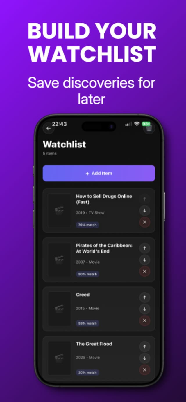 Build your watchlist